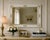 Late 20th Century Rectangular Wall Mirror with Capodimonte Porcelain Roses and Gilded Details from Giulio Tucci, Italy For Sale - Image 4 of 5