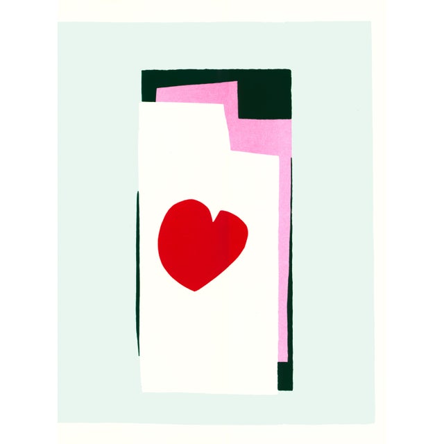 Abstract 1983 MoMA Edition Matisse Jazz Lithograph "Le Coeur" (The Heart) For Sale - Image 3 of 8