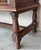 20th Century Catalan Spanish Antic Pine Console Sofa Table, Three Drawers For Sale - Image 10 of 11