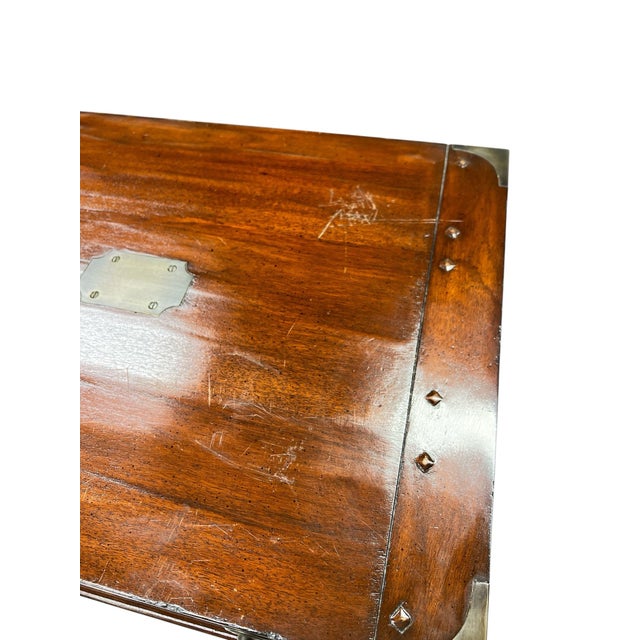 Campaign Style Chesapeake Hinged Lid End Table by Somerset Bay For Sale - Image 12 of 12