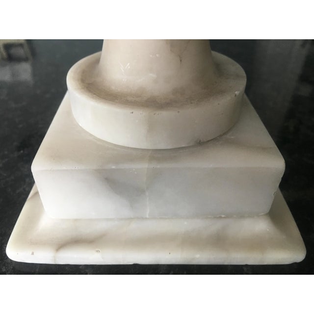 Cream Marble Vase, 1900s For Sale - Image 8 of 18