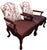 French Provincial Timeless Elegance: Pair of Rare Vintage Lillian August Statement Armchairs For Sale - Image 3 of 12