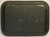 Dark Green Statement Size Hand Painted Gilt Toleware Tray 28 Inches For Sale - Image 8 of 8