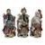 Huge Set of 3 Vintage Chinese Fu Lu Shou Feng Shui Trio Gods Figurines Statues For Sale