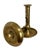Pair of Brass "Chamberstick" Candle Holders - Likely Antique For Sale - Image 4 of 7