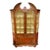 Mid 20th Century Red Lacquer Display Cabinet by Scalia, Schmieg, Kotzian For Sale
