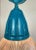 Bauhaus Industrial Bauhaus Factory Pendant Lamp in Blue Holophane Glass, 1920s For Sale - Image 3 of 9