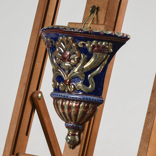 Ceramic Vase with Luster Finish For Sale - Image 3 of 6