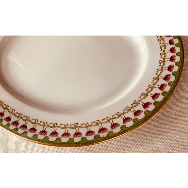 Magnificent Royal Worcester Grainger Platter - Egyptian Lotus Pattern (1889-1903) For Sale - Image 12 of 15