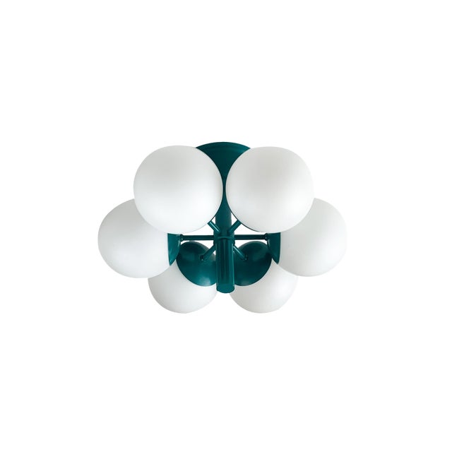 Mid-Century German Space Age Ceiling Lamp from Kaiser Leuchten, 1960s, Set of 2 For Sale