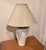 Antique White 1995 Vintage Signed Elite Postmodern Ceramic Table Lamp Base - Art Deco Revival For Sale - Image 8 of 8