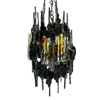 Vintage Brutalist Ceiling Lamp, 1960s For Sale