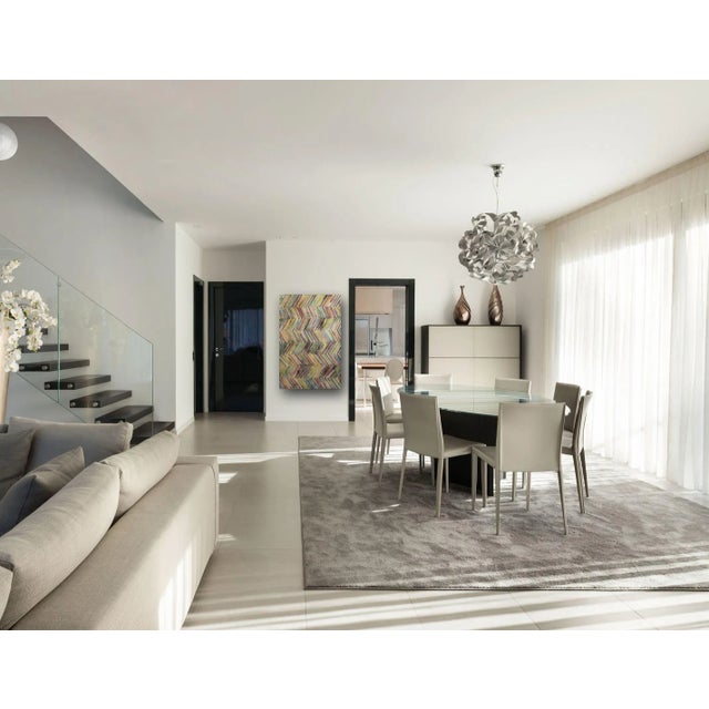 Sand "Zig Zag 16-3-1" Original Artwork by Petra Ros-Nickel For Sale - Image 8 of 8