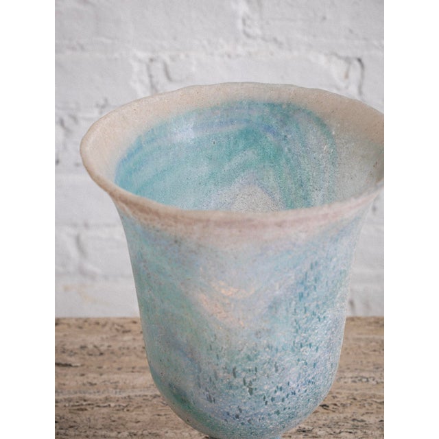 1970s Murano Scavo Torchiere Table Lamp by Seguso For Sale - Image 5 of 8