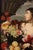 Abraham Brueghel, Girl with Flowers and Fruit, 1680, Oil on Canvas, Framed For Sale - Image 10 of 17