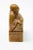 Cream Chinese Soapstone With Shoushan Buddha Hand Carved Chop Seal For Sale - Image 8 of 11
