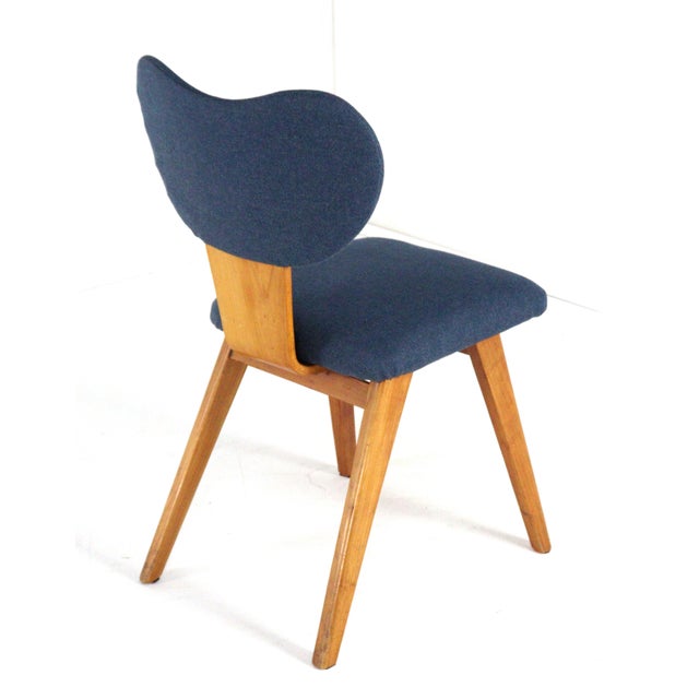 Round Dining Table and Chairs in Beech Heart, 1950s, Set of 5 For Sale - Image 12 of 18