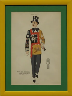 "Le Viveur: Le Croquis Original Dandy Fashion Plate"