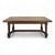 Wood Light Oak Farmhouse Table For Sale - Image 7 of 7