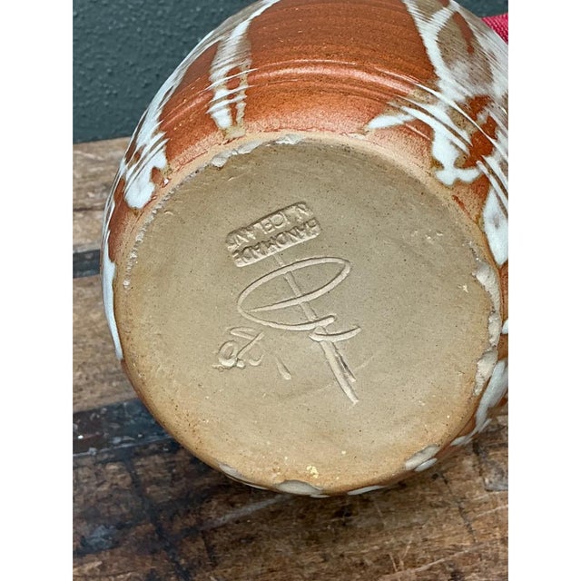 Vintage Abstract Ceramic Vessel For Sale - Image 12 of 12