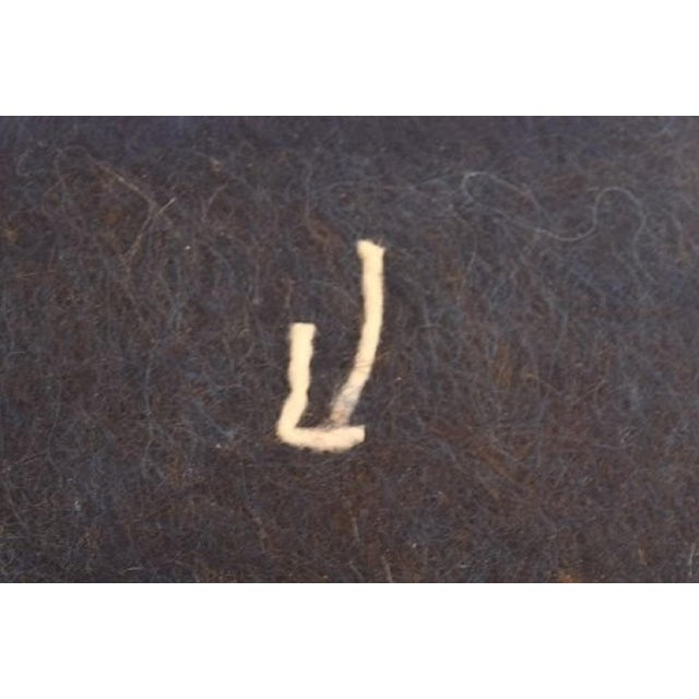 Swedish Wool on Board Modernist Mountain Landscape by Lisa Johansson For Sale - Image 7 of 9