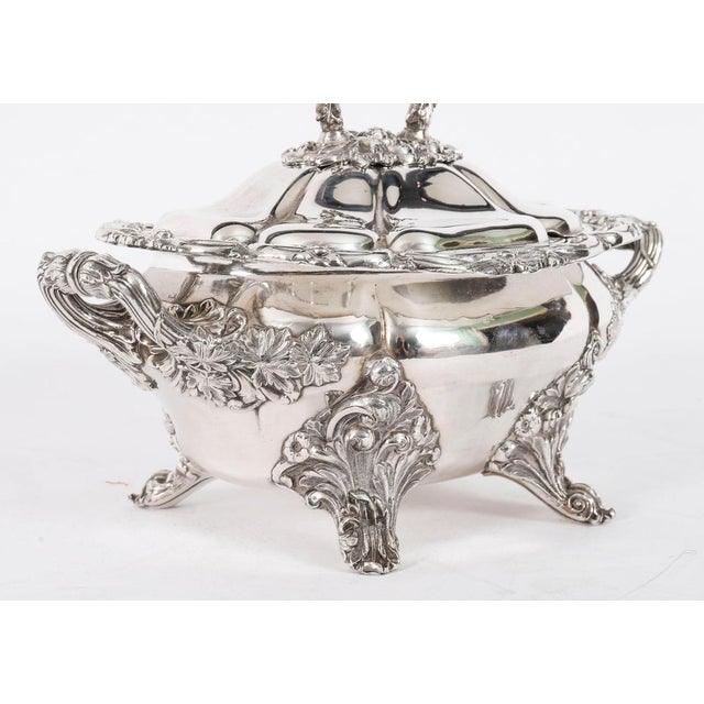 Antique Sheffield Oval Lidded Sauce Tureens, 1820, Set of 2 For Sale - Image 9 of 18