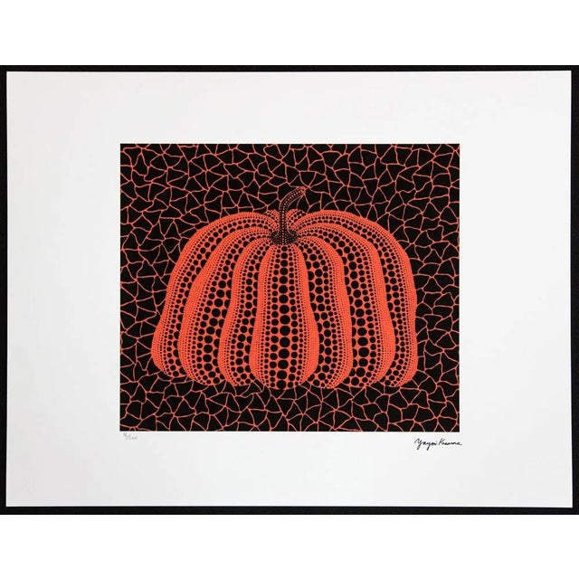 Yayoi Kusama "Pumpkin" Limited Edition Lithograph (After). Limited Edition Lithograph of 500 - Numbers signed in Pencil....