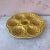French 1930 Sarreguemines Yellow Majolica Oyster Plate For Sale - Image 3 of 8