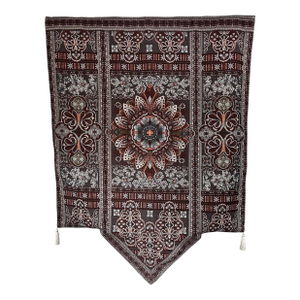 Mid-20th Century Catholic Liturgical Tapestry — Processional Banner / Altar Hanging With Tassels