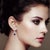 Haus of Brilliance .925 Sterling Silver 6x6MM Cushion Shaped Natural Purple Amethyst and Diamond Accent Drop and Dangle Earrings (I-J Color, I1-I2 Clarity) For Sale - Image 4 of 5