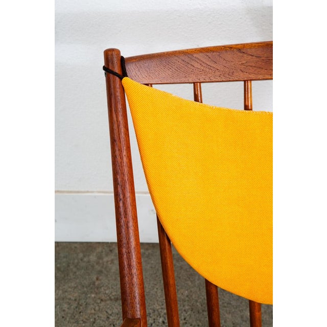 Mid-Century Danish Modern Teak Rocker Attributed to Frank Reenskaug for Bramin For Sale In Sacramento - Image 6 of 9