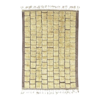 Beni Ouarain M’rirt Moroccan Wool Rug For Sale