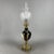 Antique French Porcelain, Brass and Satin Glass Table Lamp, 20th Century For Sale - Image 5 of 13