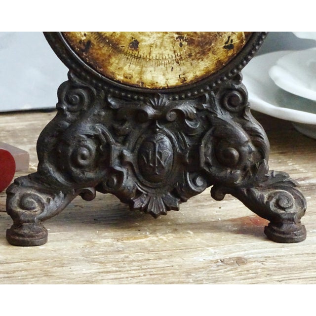 Antique Iron Kitchen Scale Wirtschafts, Ornate Household Scale For Sale - Image 6 of 12