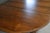 1960s Refinished Walnut 47” Round to Oval Dining Table For Sale - Image 10 of 10