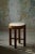 Wood Mid-Century Danish Oak Stool Reupholstered in Bouclé Wool from Rud. Rasmussen, 1950s For Sale - Image 7 of 11