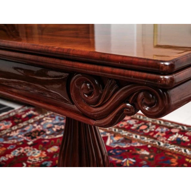 2000 - 2009 Antique Extendable Game Table For Sale - Image 5 of 10