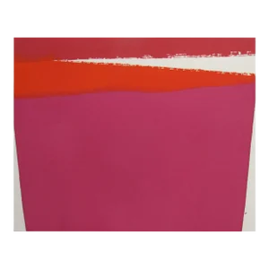 Contemporary Abstract Mixed Media on Paper Painting "Dans Ce Sens 01" by Guillaume Moschini