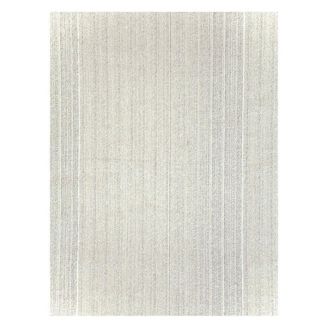 A vintage Turkish flat-weave Kilim room size carpet handmade during the mid-20th century. Measures: 10' 1" x 13' 6" Flat-...