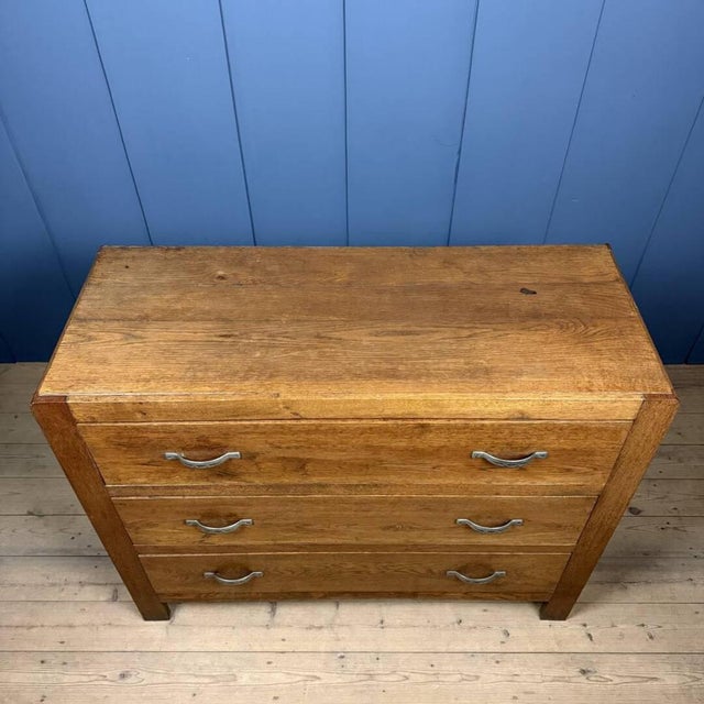 French Oak Chest of Drawers, 1920s For Sale - Image 10 of 16
