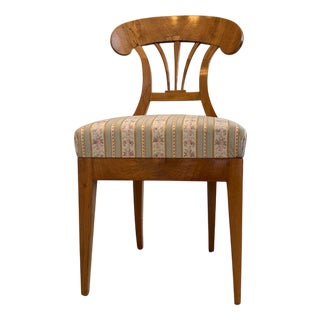 Biedermeier Chair in Walnut For Sale