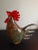 Glass 1980s Multicolor Speckled Art Glass Rooster Figurine For Sale - Image 7 of 8
