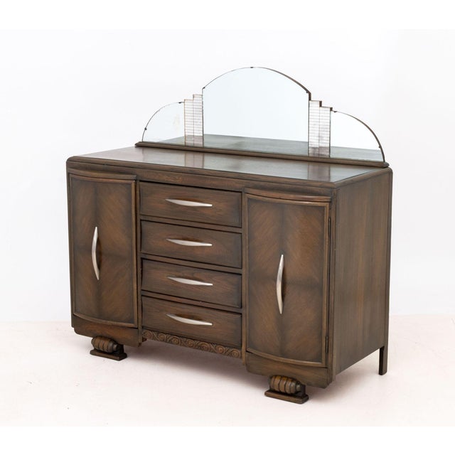 Jorge Prieto Custom Made Art Deco Style Buffet For Sale - Image 4 of 12