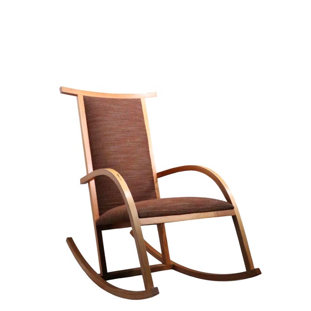 1980s Knoll Carlos Riart Barcelona Rocking Chair C. 1980's For Sale - Image 5 of 15
