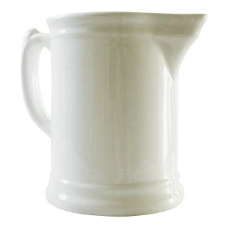 Late 1800's Alfred Meaking English Ironstone Pitcher For Sale