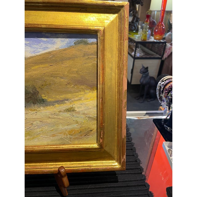 1990s Plein Air Oil Painting on Board by Dan Robinson, Framed For Sale In Phoenix - Image 6 of 7
