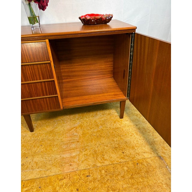 1960s Small Mid-Century Modern Danish Teak Sideboard, 1960 For Sale - Image 5 of 11