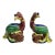 Antique Chinese Terra Cotta Phoenix Birds - A Pair of 2 For Sale