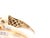 1990s 14k Yellow Gold Diamond Swirl Ring, Size 9 For Sale - Image 10 of 10