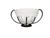 Metal Art Deco Sugar Bowl from Hefra, Poland, 1970s For Sale - Image 7 of 18
